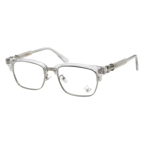 Chrome Hearts Club Master 8010 Glasses - Clear / Silver