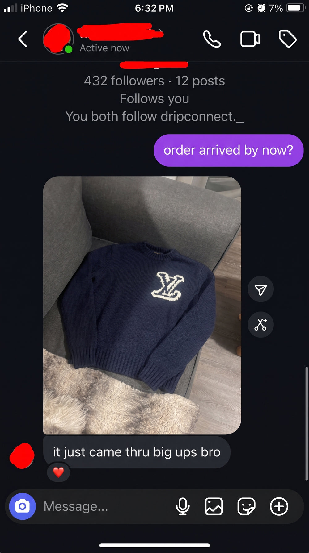 Customer review screenshot
