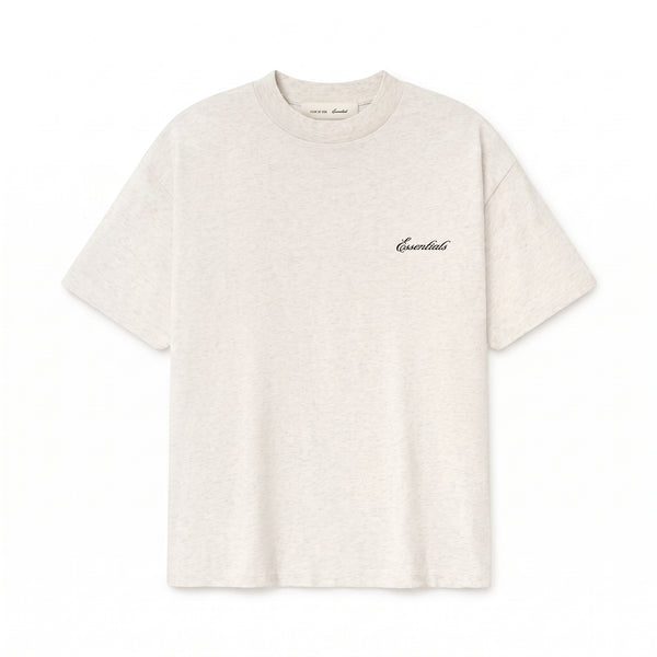 Fear of God Essentials Signature Classic Tee - Light Oatmeal