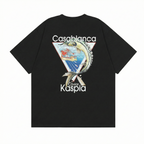 Casablanca Caviar Kaspia T-Shirt - Black