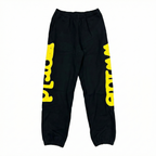 Sp5der Beluga Sweatpants - Onyx/Yellow