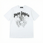 Palm Angels "Ignore You" Skull Graphic T-Shirt - White