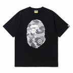 BAPE ABC Camo Big Ape Head Tee - Black / Grey