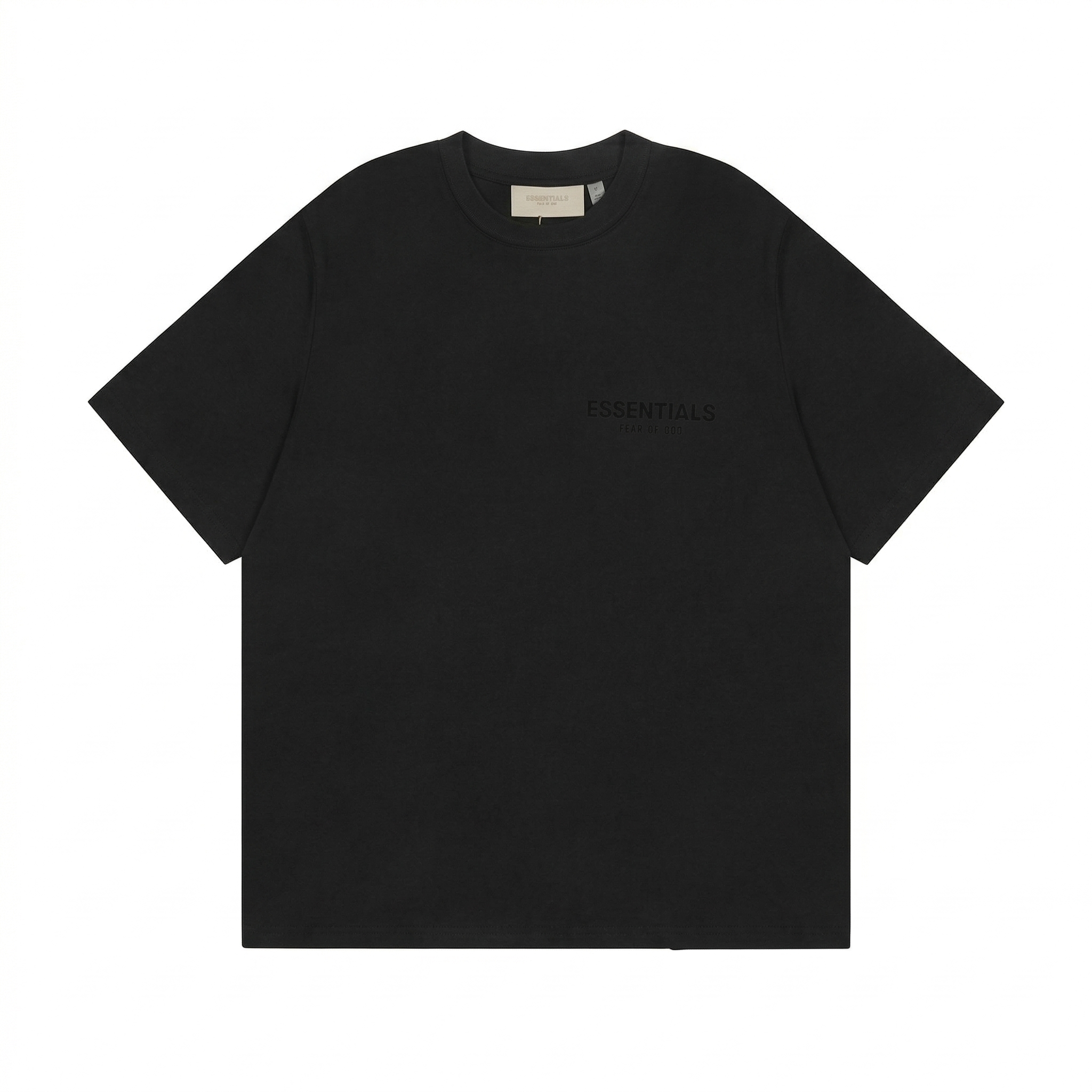 Fear of God Essentials SS22 Chest Logo T-Shirt - Black
