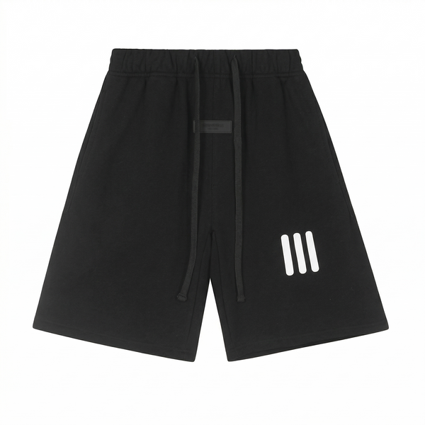 Fear of God Essentials Three-Bar Logo Sweatshorts - Black