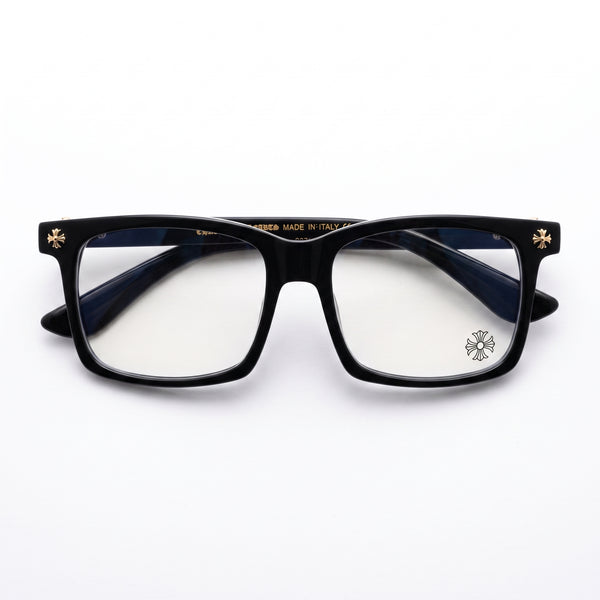 Chrome Hearts Cox Square 2271 Glasses — Black / Gold
