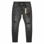 Ksubi Van Winkle Angst Trashed Jeans — Washed Black