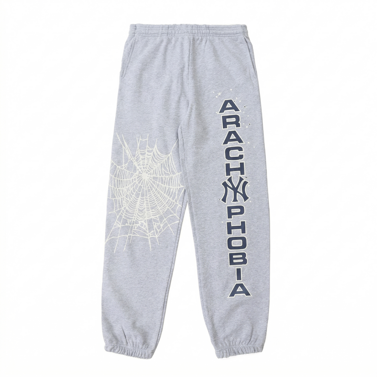 Sp5der NY Arachnophobia Sweatpants - Heather Grey