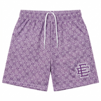 Eric Emanuel EE Basic Short — Purple Monogram
