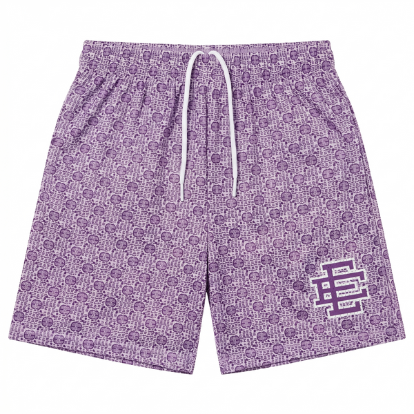 Eric Emanuel EE Basic Short — Purple Monogram