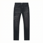 AMIRI Varsity Skinny Fit Jeans - Black