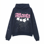 Sp5der Atlanta Hoodie 'Navy'