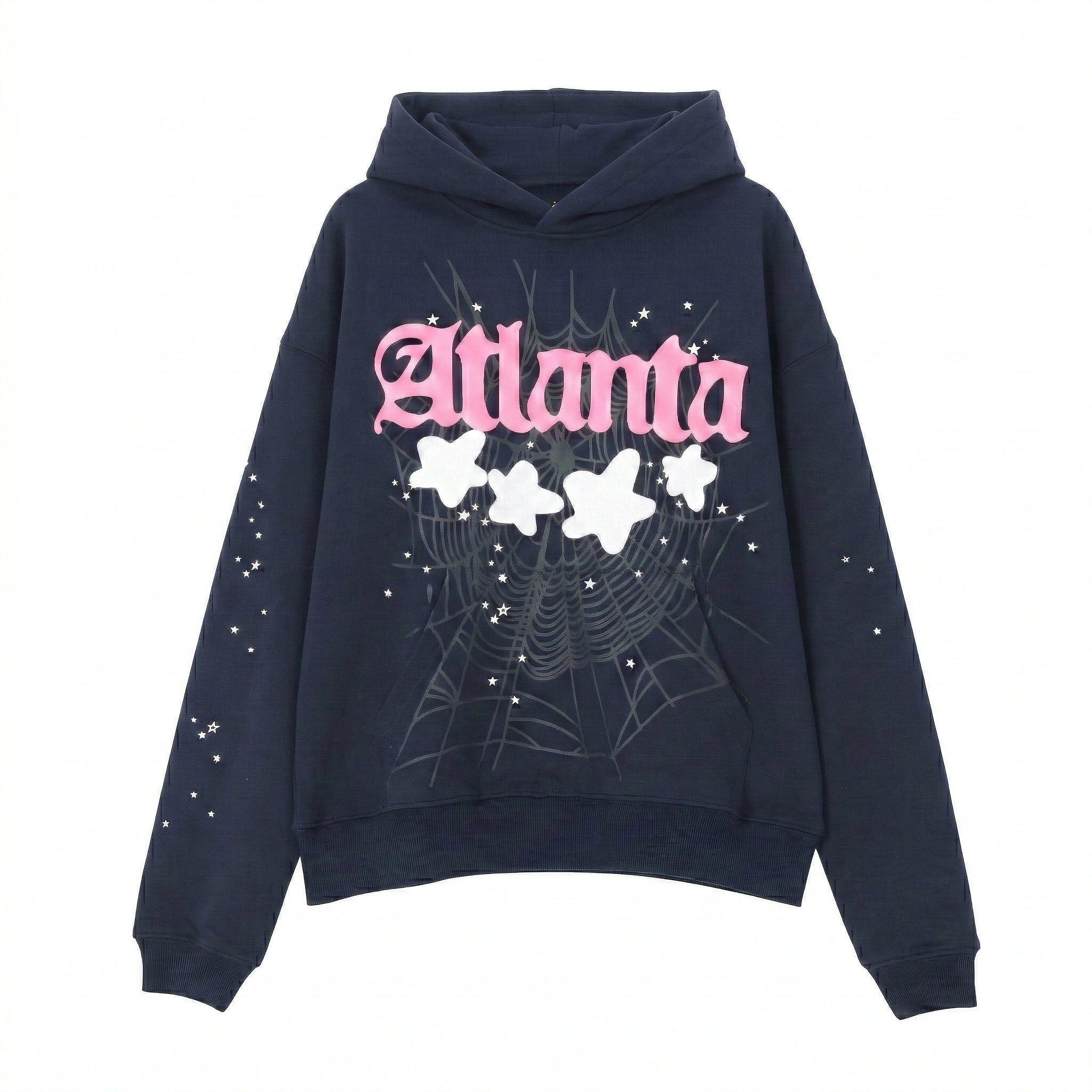 Sp5der Atlanta Hoodie 'Navy'