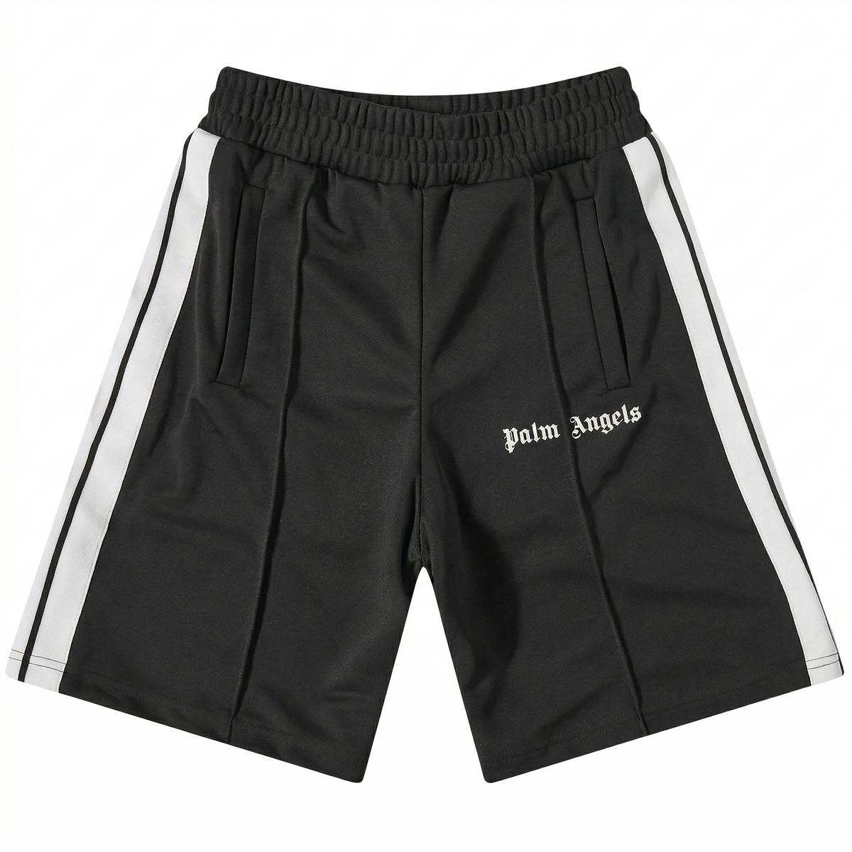 Palm Angels Classic Track Shorts - Black/White