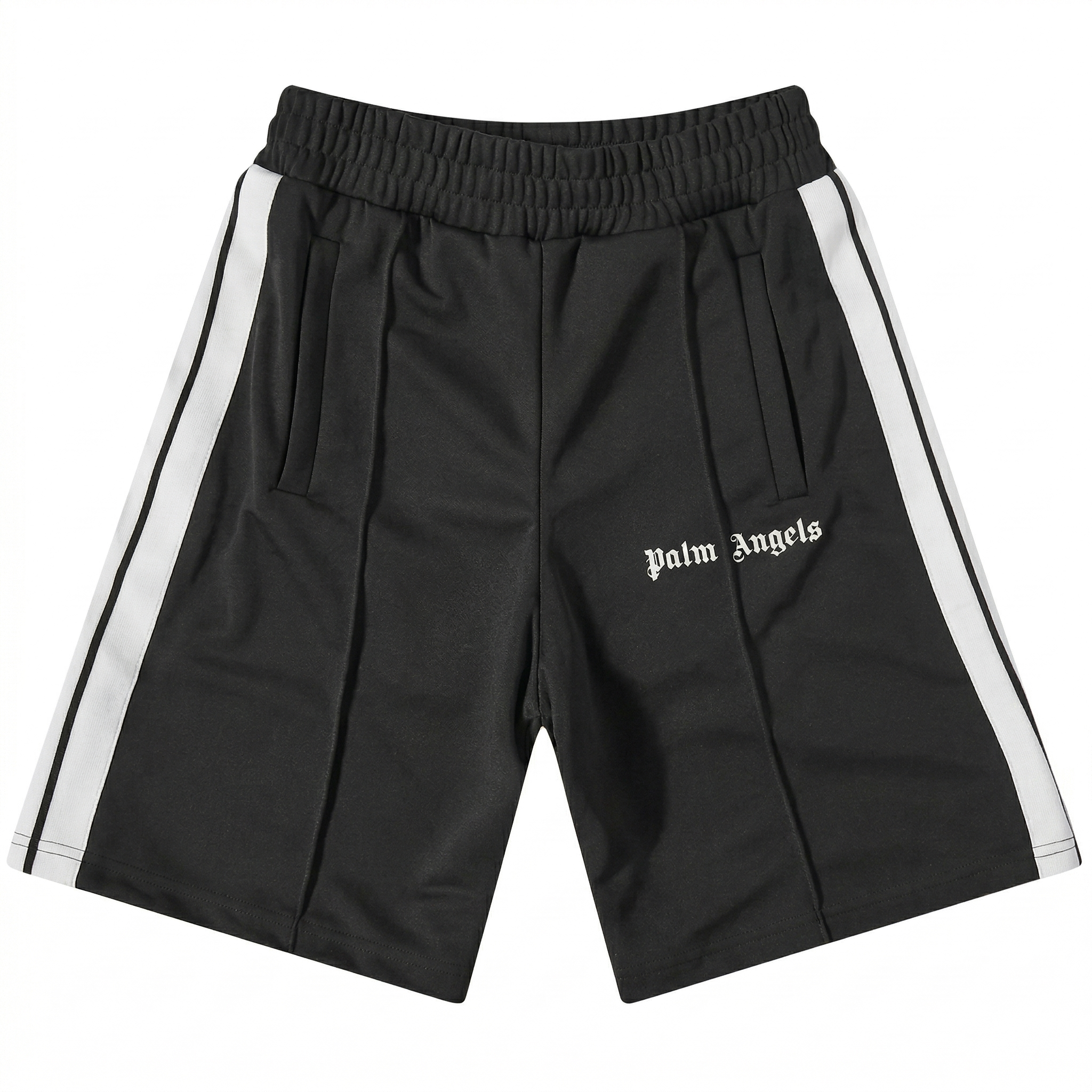 Palm Angels Classic Track Shorts - Black/White