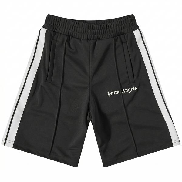 Palm Angels Classic Track Shorts - Black/White