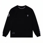 Chrome Hearts Cross Pocket Long Sleeve T-Shirt - Black