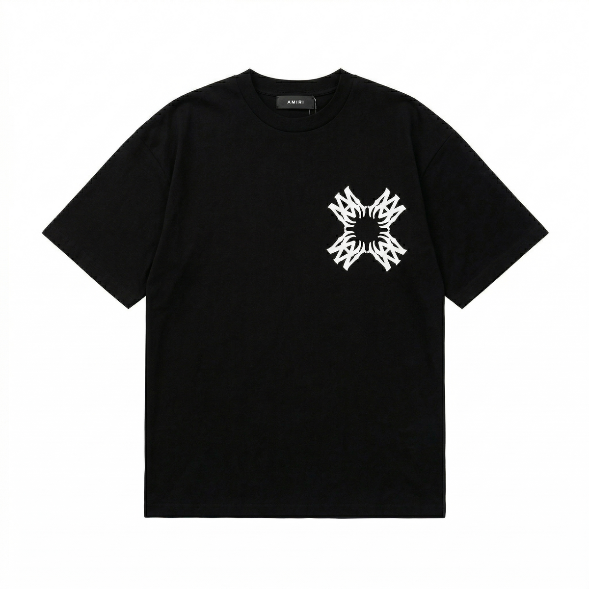 Amiri MA Cross T-Shirt - Black / White