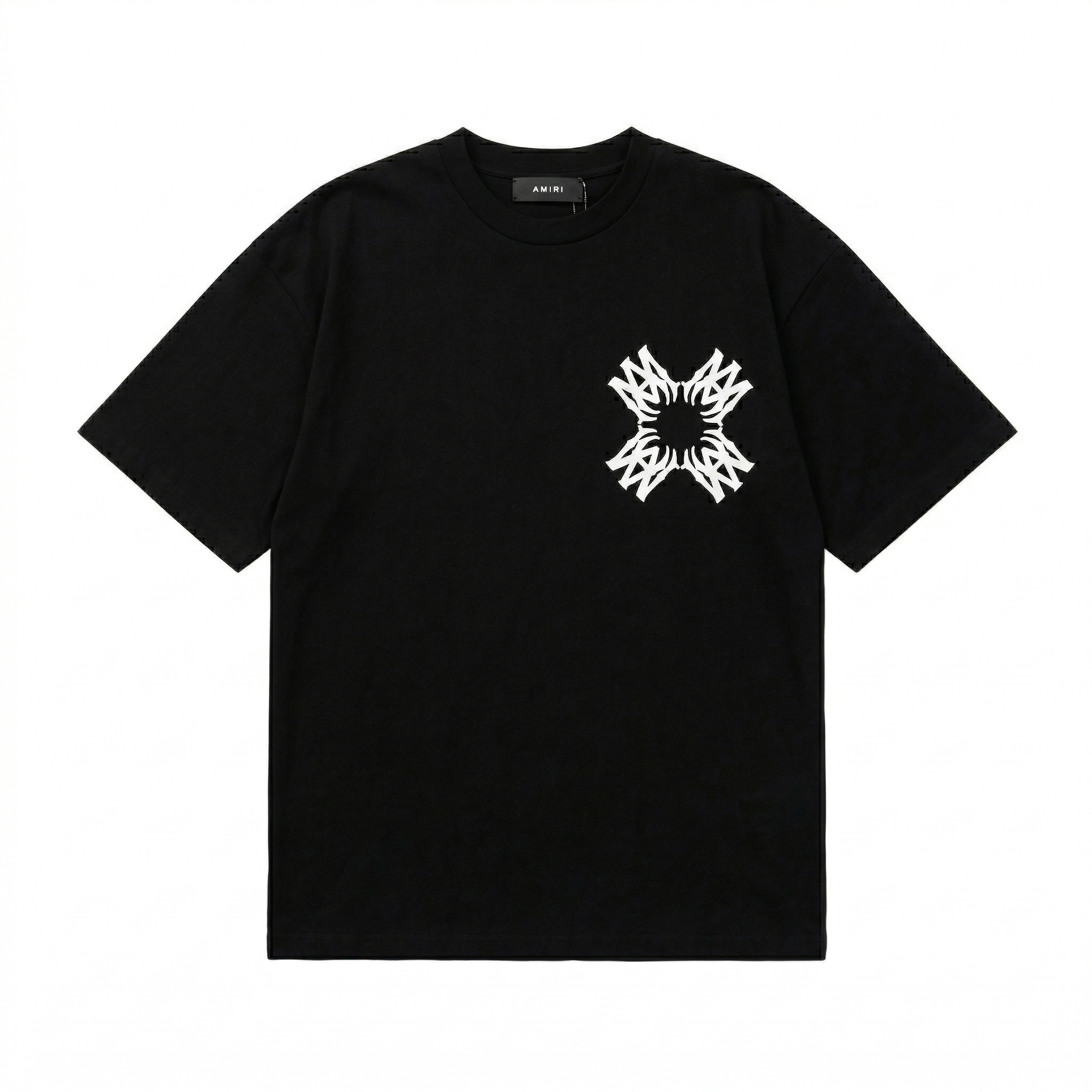 Amiri MA Cross T-Shirt - Black / White