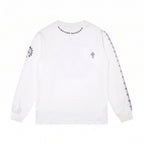 Chrome Hearts Cross Pocket Long Sleeve T-Shirt - White