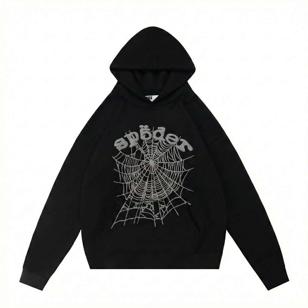 Sp5der OG Web Hoodie - Phantom Grey