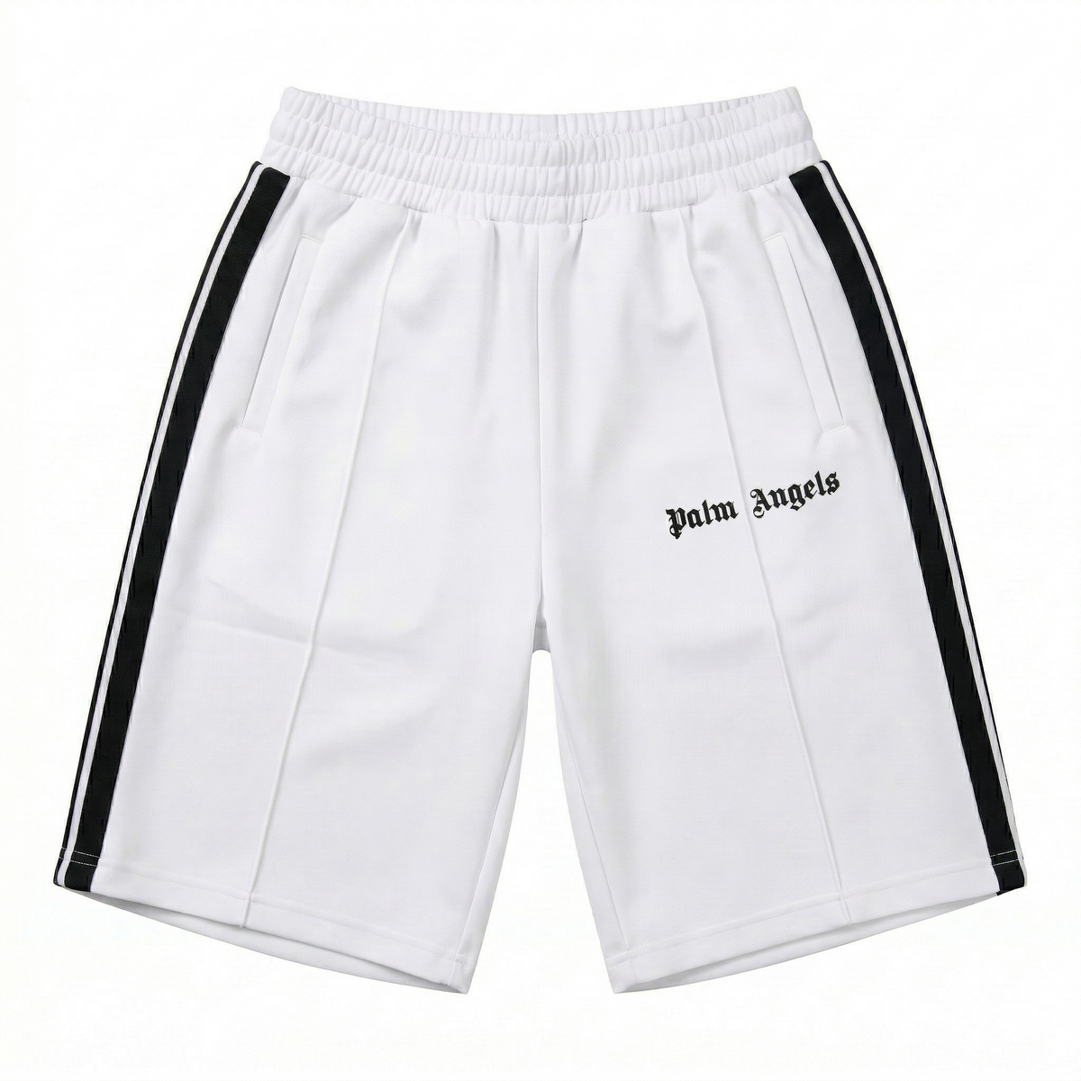 Palm Angels Classic Track Shorts - White/Black