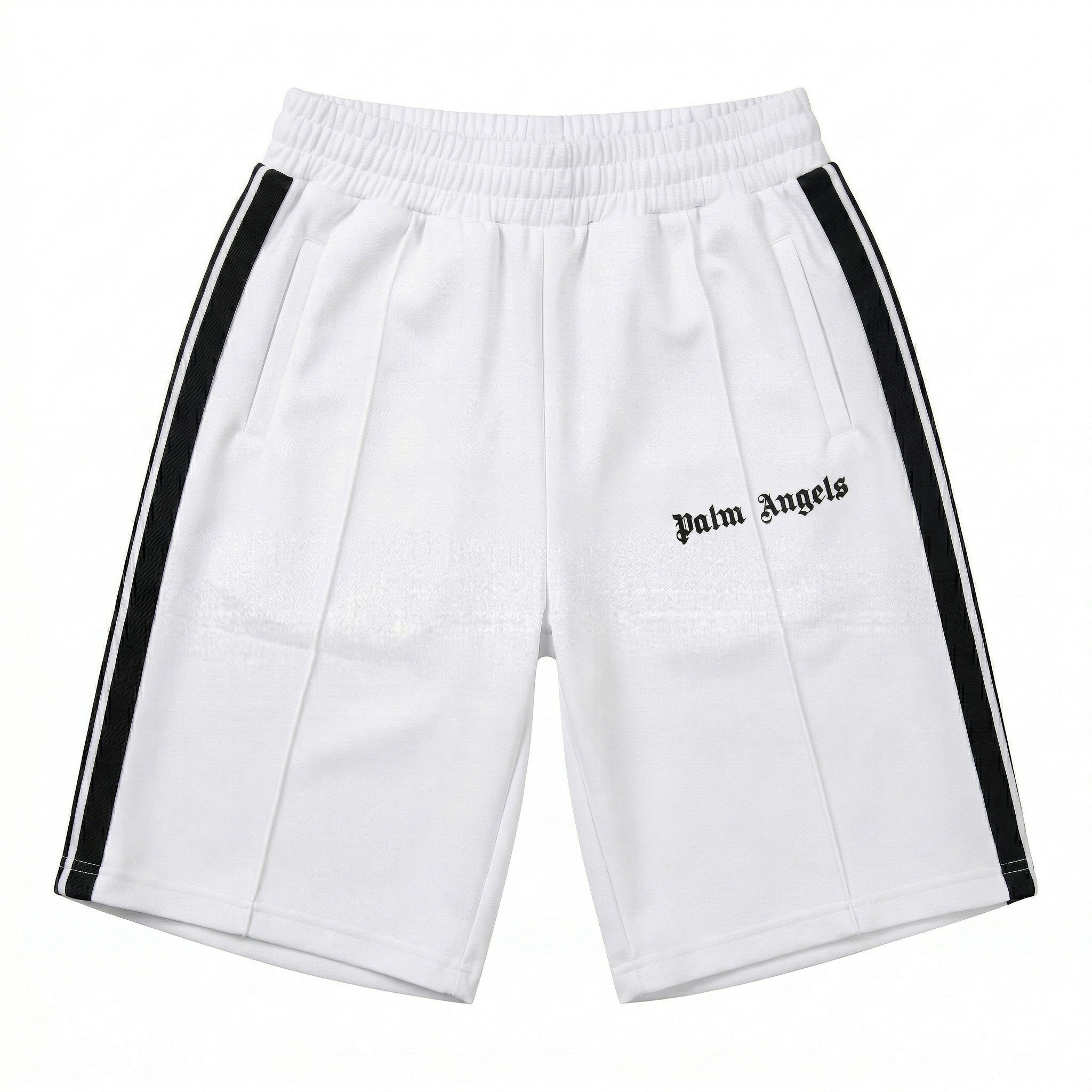 Palm Angels Classic Track Shorts - White/Black