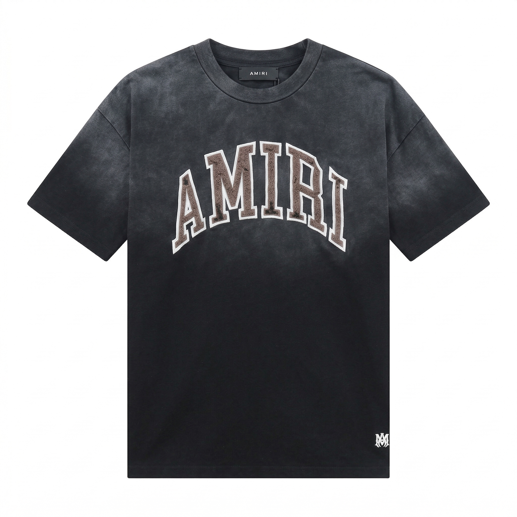 Amiri Arched Appliqué Logo T-Shirt - Faded Black