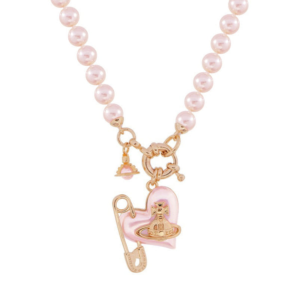 Vivienne Westwood Pearl Necklace - Pink