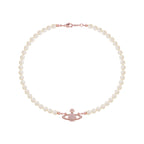Vivienne Westwood Pearl Necklace — Rose Gold