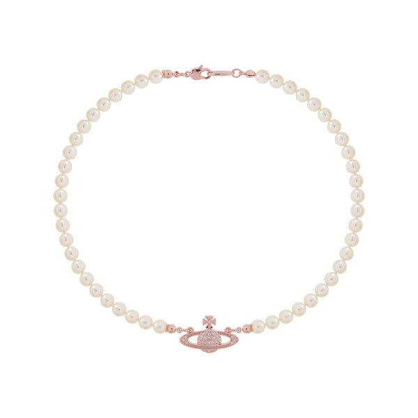Vivienne Westwood Pearl Necklace - Rose Gold