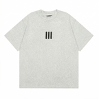 Fear of God Essentials Three-Bar Logo T-Shirt - Light Heather Oatmeal