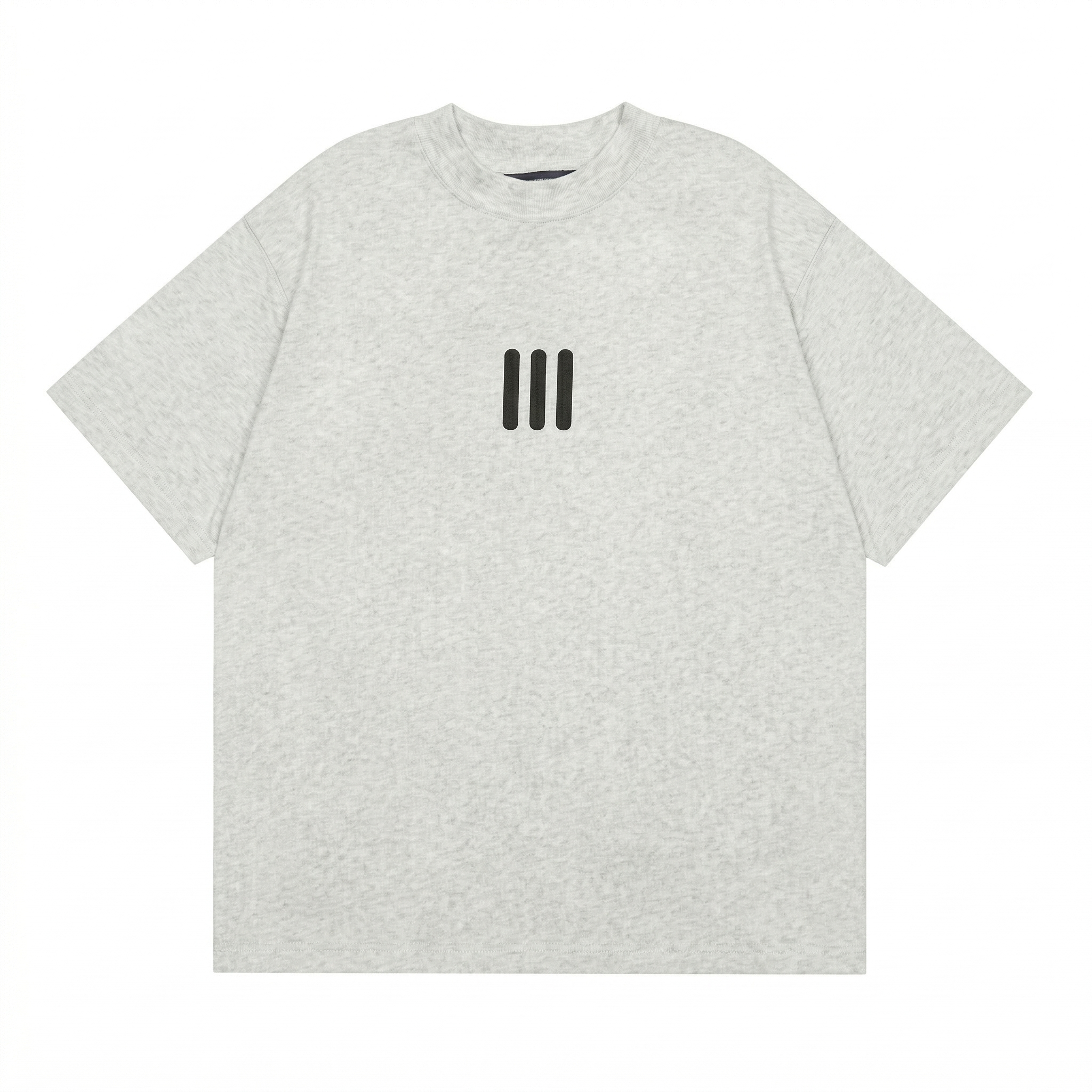 Fear of God Essentials Three-Bar Logo T-Shirt - Light Heather Oatmeal