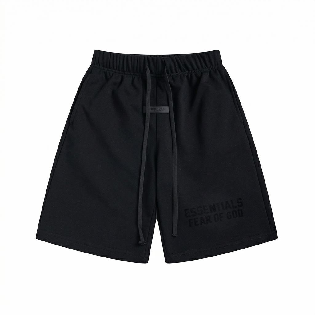Fear of God Essentials Fleece Shorts – Black
