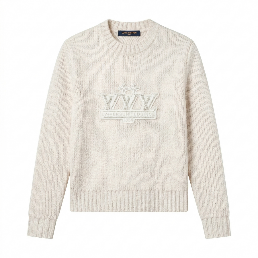Louis Vuitton LVERS Knit Crewneck - Cream