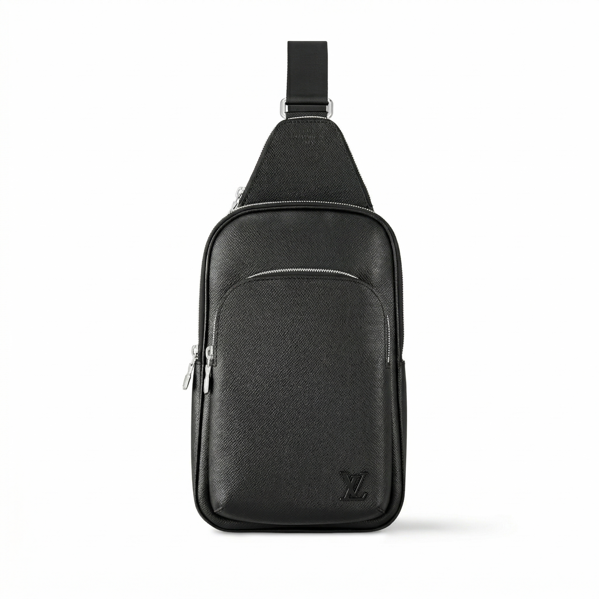 LV Avenue Slingbag - Black Taiga Leather