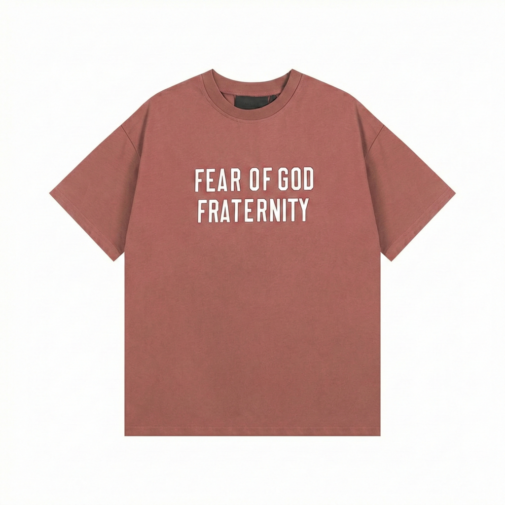 SS22 Fear of God Essentials Fraternity - T-Shirt - Red