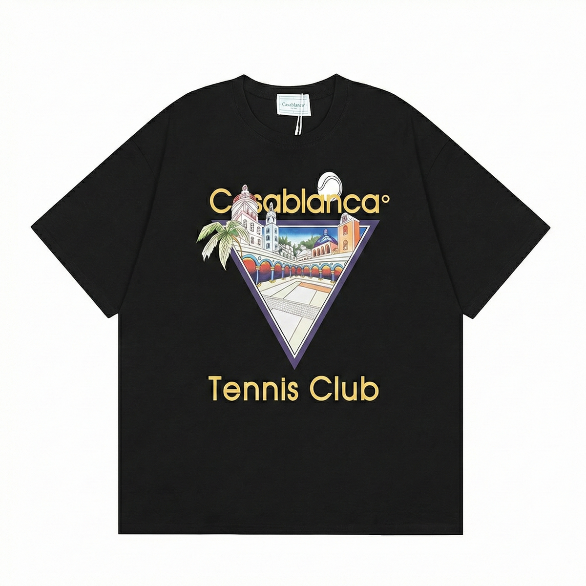 Casa Blanca Tennis Club T-Shirt - Black