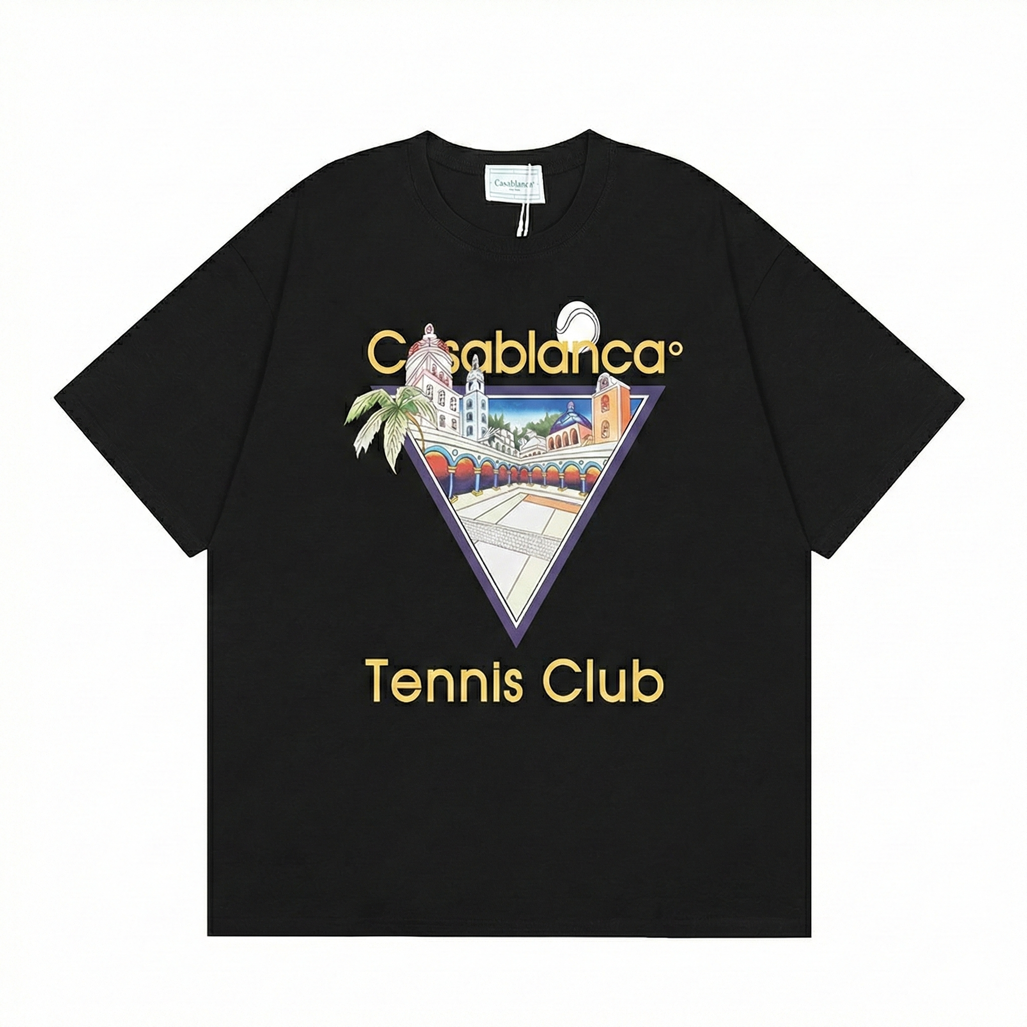 Casa Blanca Tennis Club T-Shirt - Black