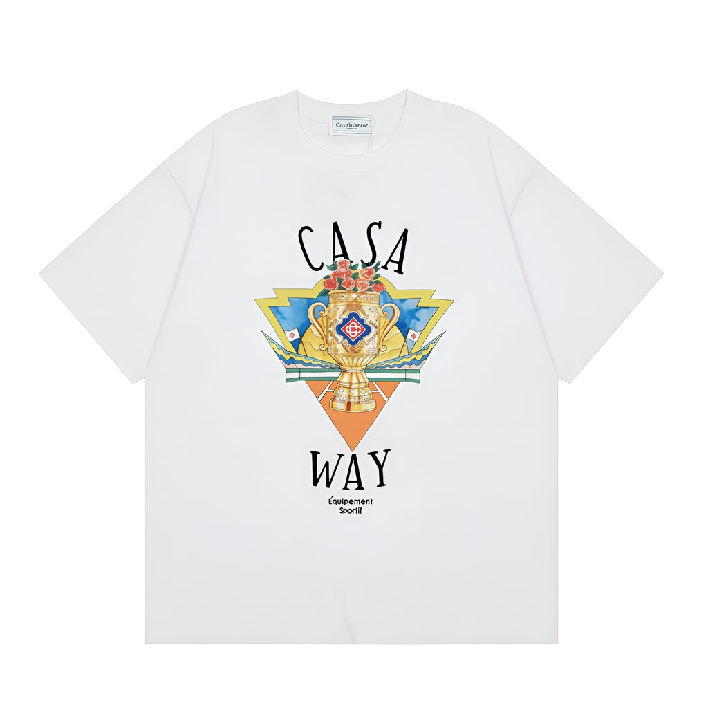 Casablanca Casa Way Championship T-Shirt - White