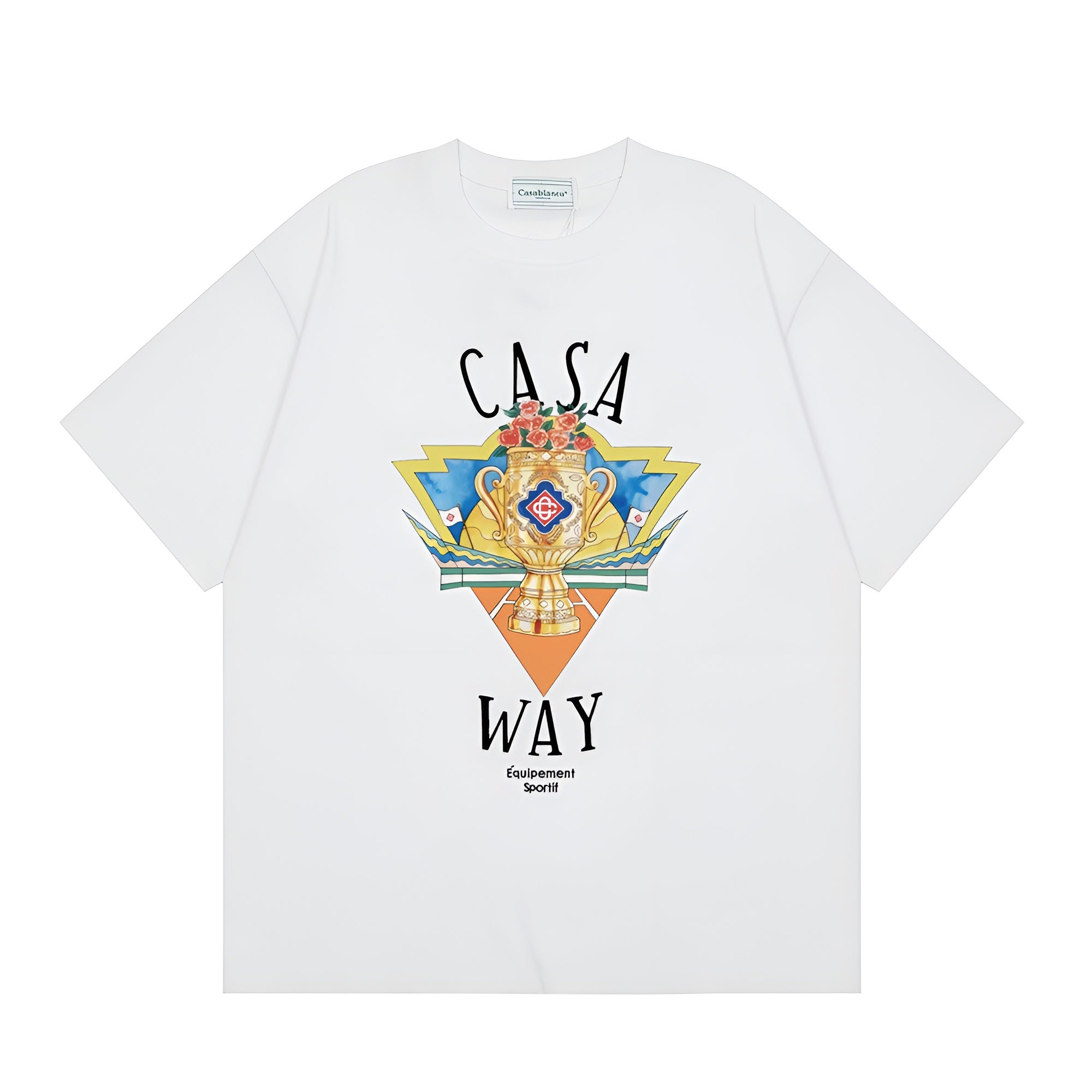 Casablanca Casa Way Championship T-Shirt - White