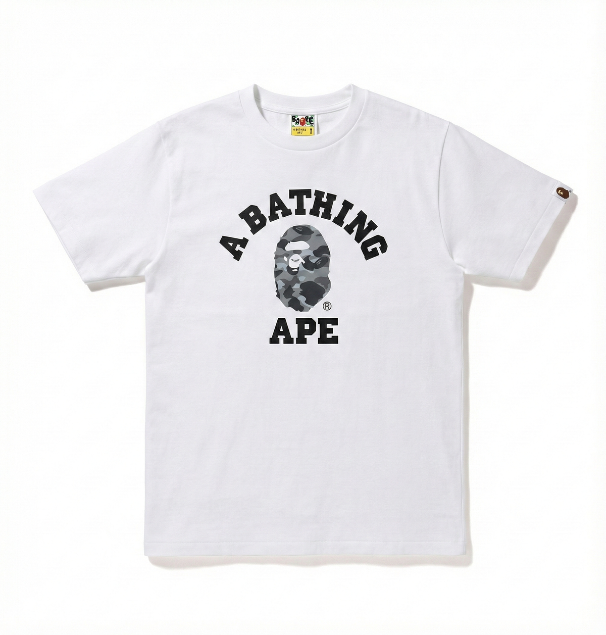 BAPE Color Camo College Tee - Grey