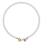 Vivienne Westwood Pearl Heart Necklace - White / Gold