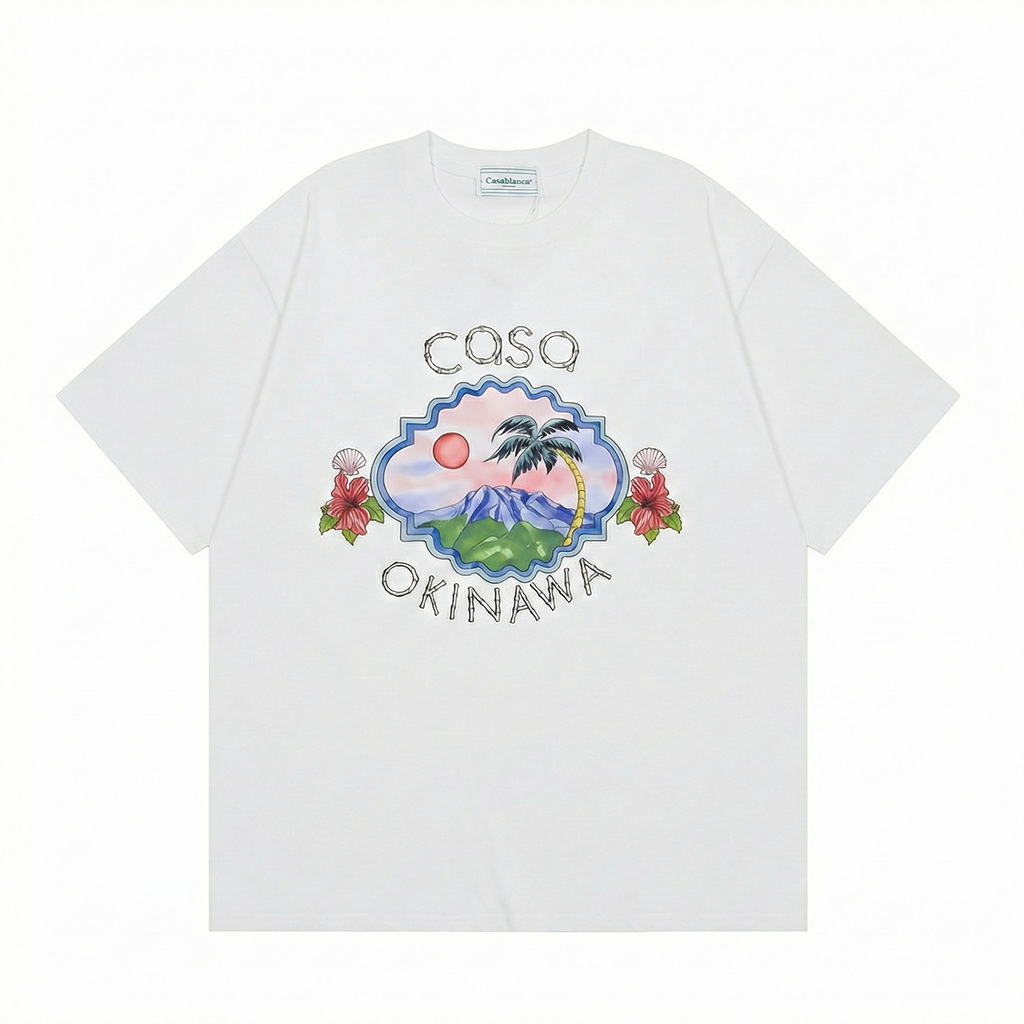 Casablanca Okinawa T-Shirt - White