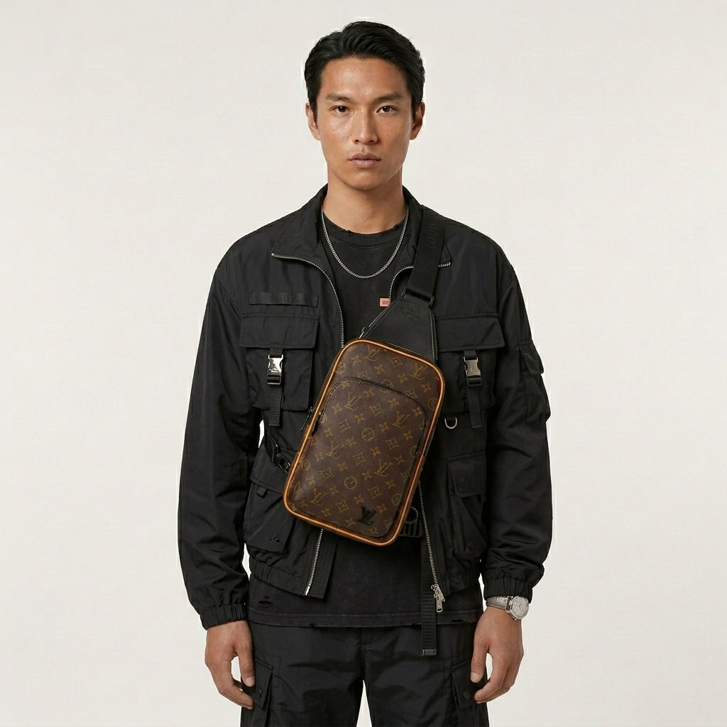 LV Avenue Slingbag - Monogram Macassar