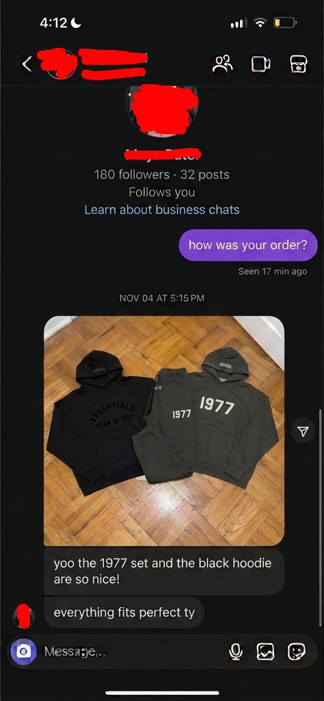 Customer review screenshot
