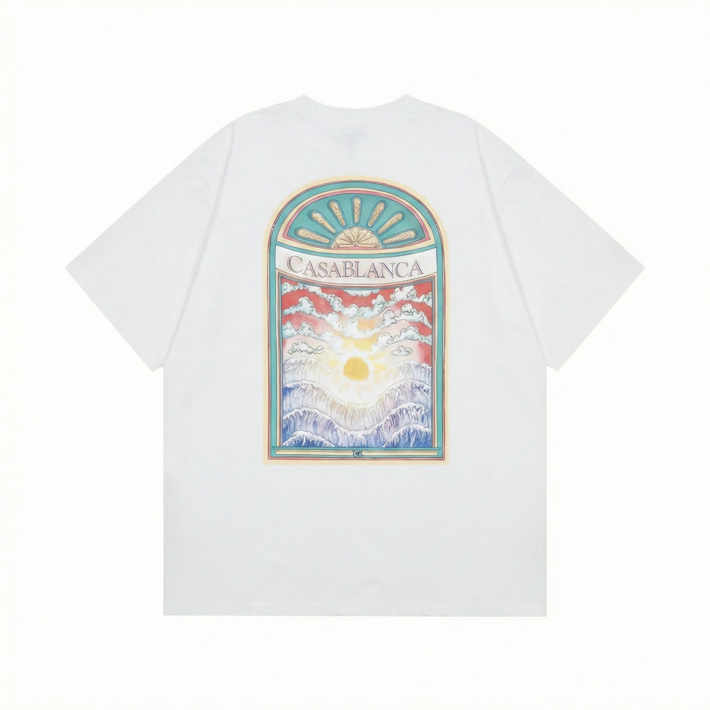 Casablanca Nouveaux Reves T-Shirt - White