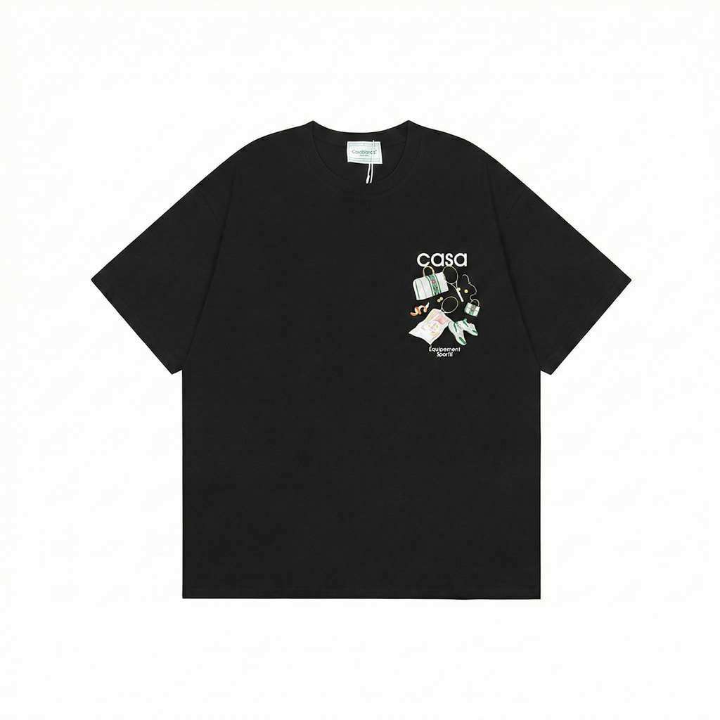 Casablanca Equipment Sportif T-Shirt - Black