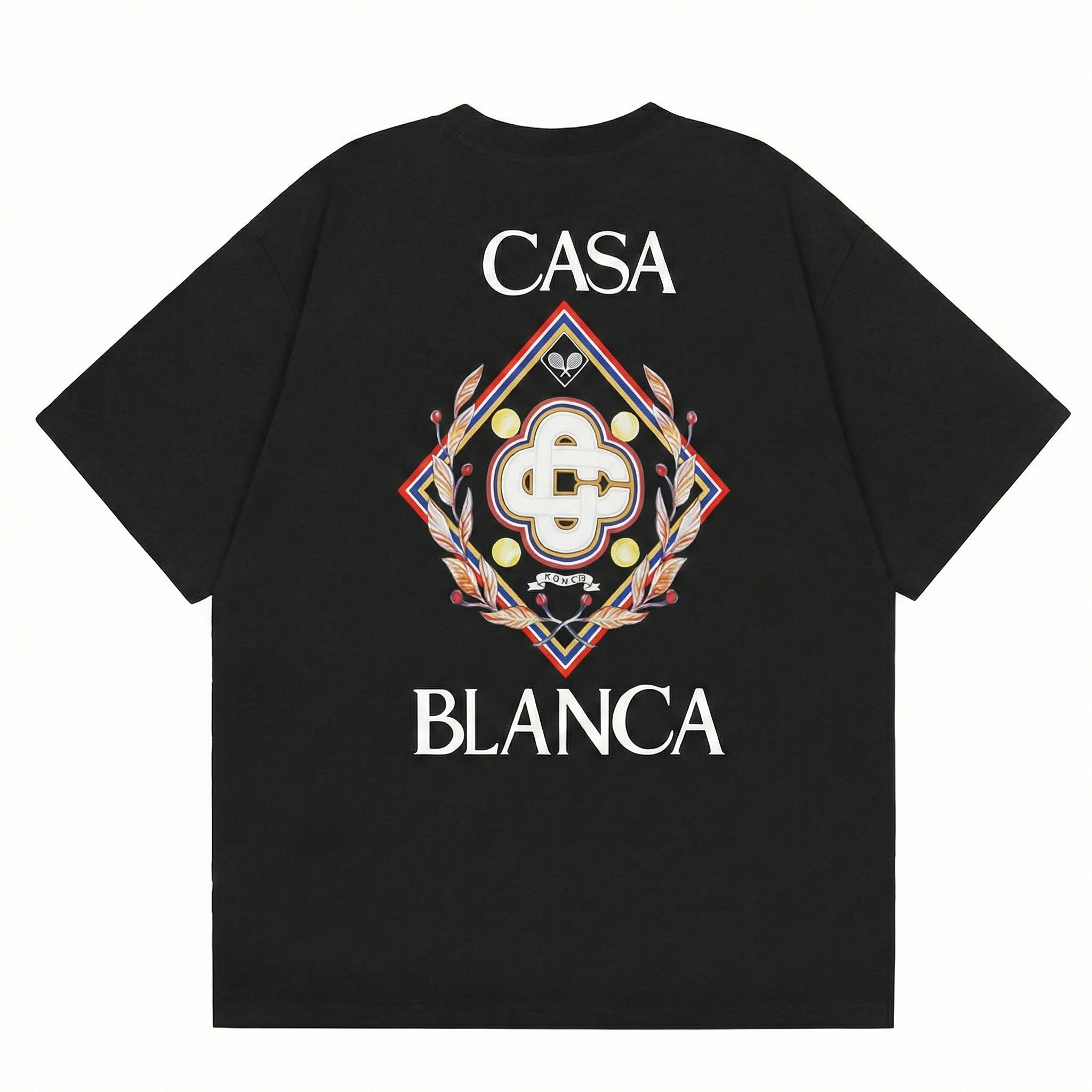 Casablanca Championship Diamond T-Shirt - Black