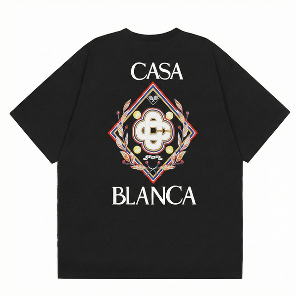 Casablanca Championship Diamond T-Shirt - Black